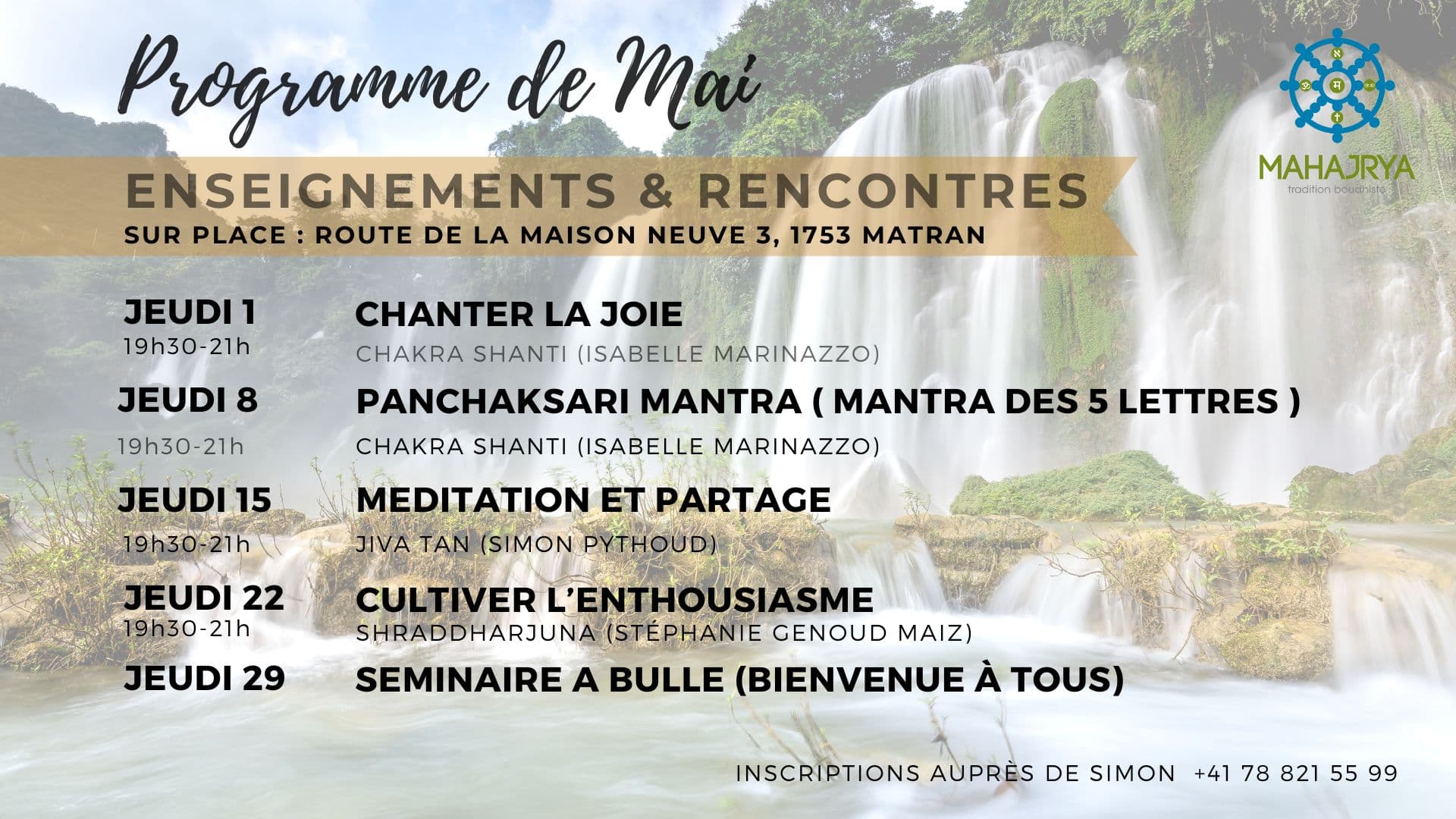 Programme du mois - Fribourg